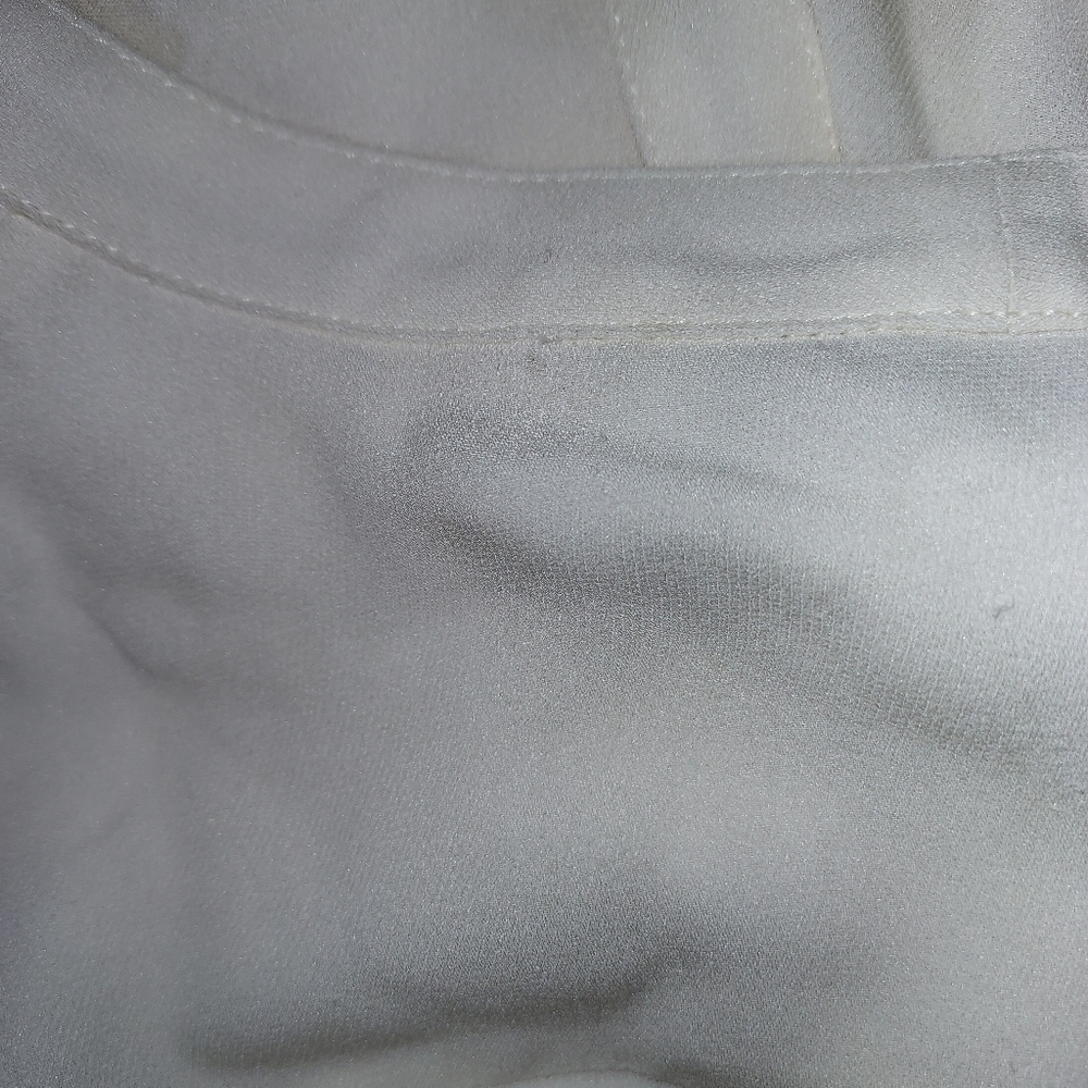 NWT Valentino 100% Silk Swarovski Embellished Tie Neck Blouse - Picture 15 of 15
